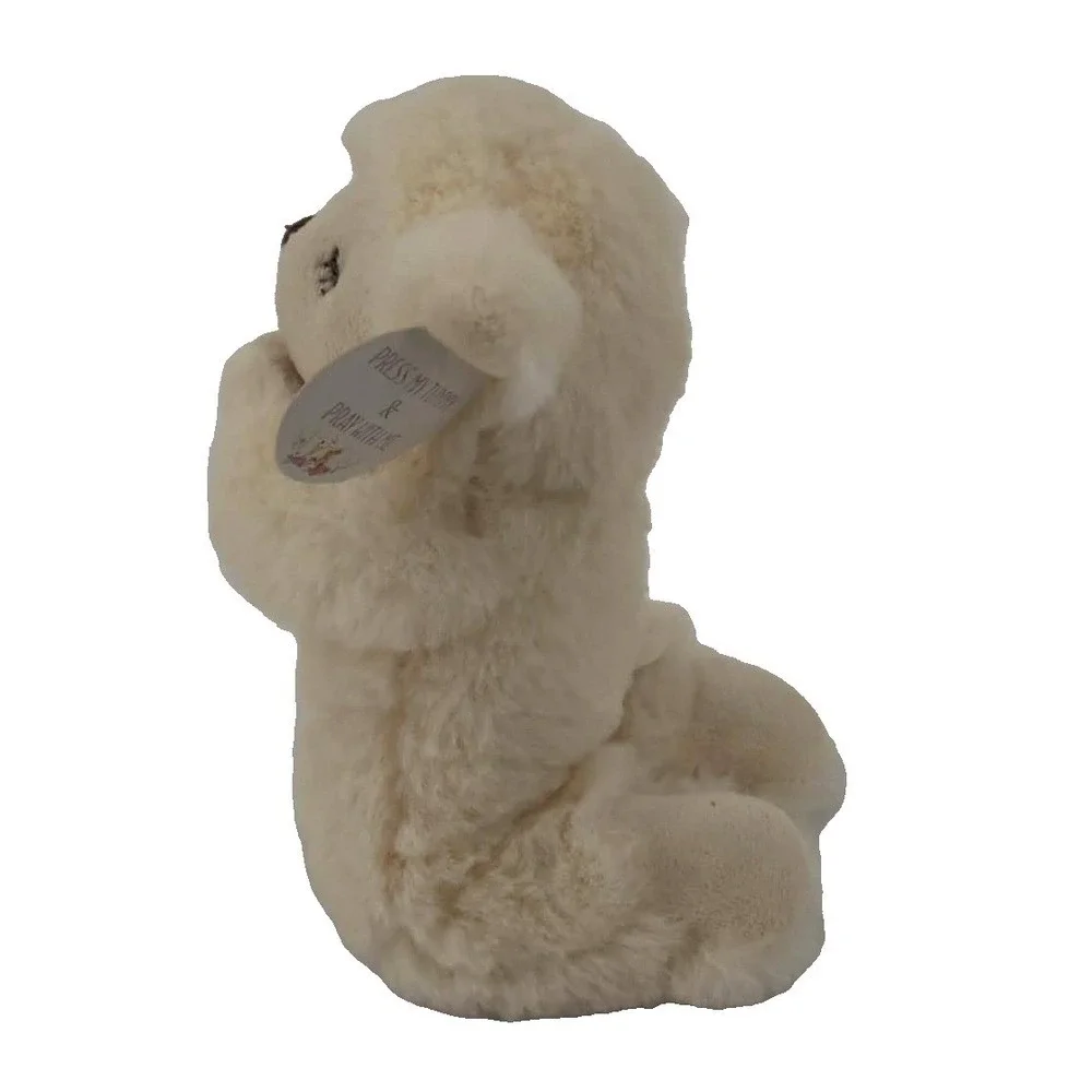 Tickle & Main Plush Kids‎ Cream Praying Lamb Musical Now I Lay Me Down To Sleep
